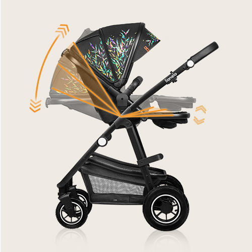 lionelo Amber 2 w 1 Dreamin — Wózek wielofunkcyjny